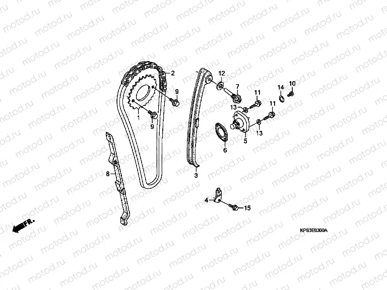 E-3 TIMING CHAIN ​​/ TENSIONER