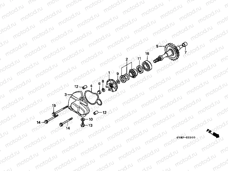 E-3 WATER PUMP