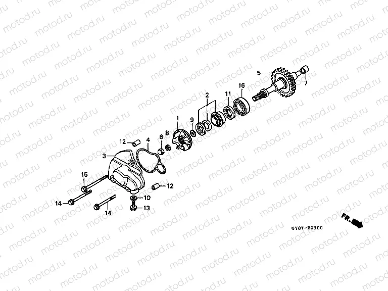 E-3 WATER PUMP