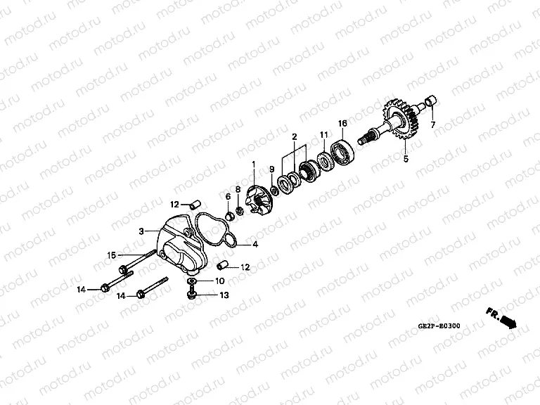 E-3 WATER PUMP