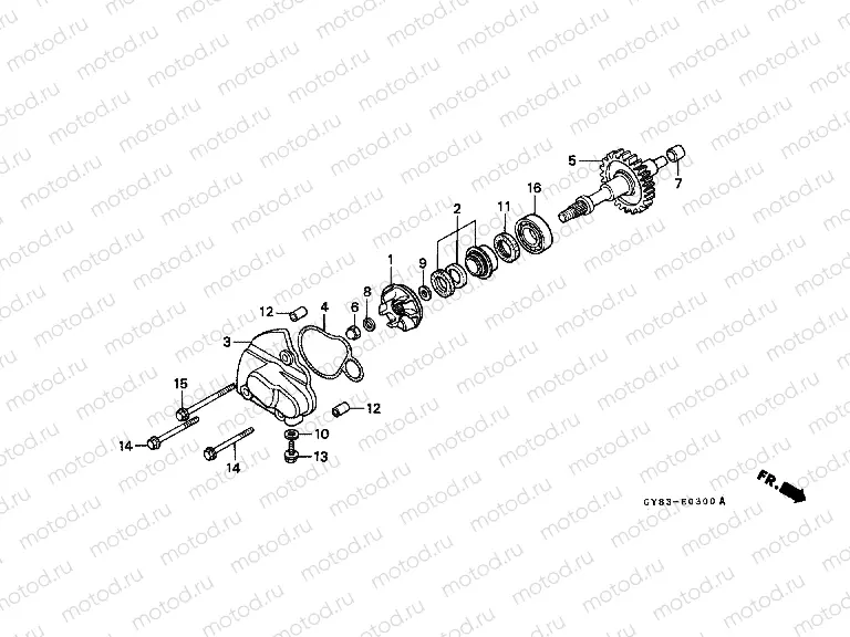 E-3 WATER PUMP