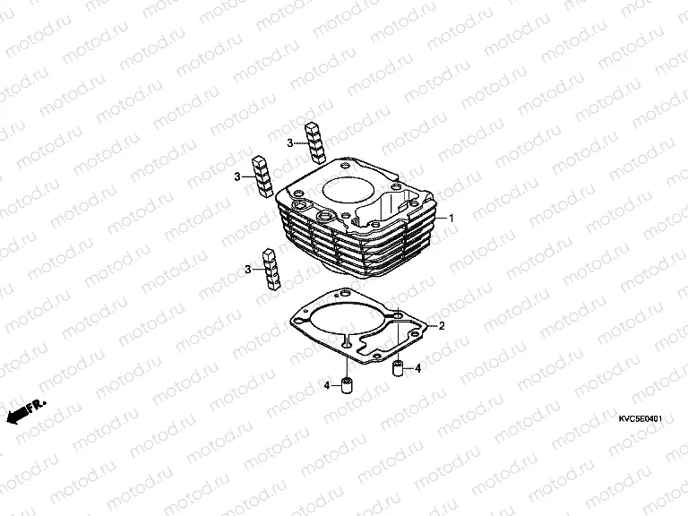 E-4-1 CYLINDER (GLH125SH)