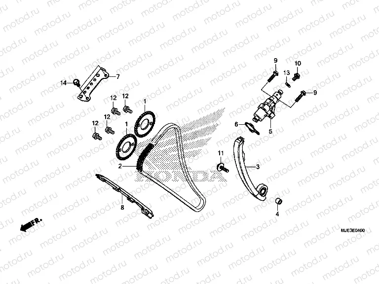 E-4 CAM CHAIN ​​/ TENSIONER
