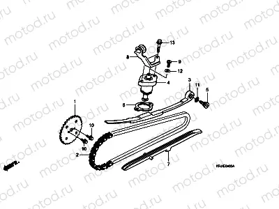 E-4 CAM CHAIN/TENSIONER