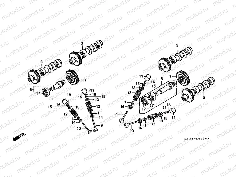 E-4 CAMSHAFT / VALVE