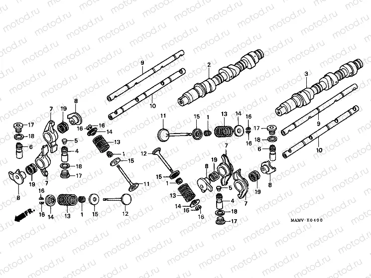 E-4 CAMSHAFT / VALVE