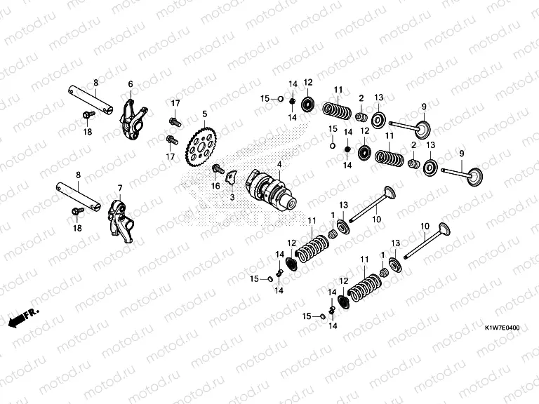 E-4 CAMSHAFT & VALVE