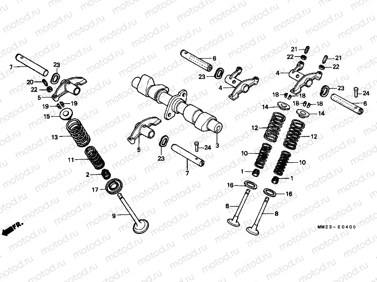 E-4 CAMSHAFT / VALVE