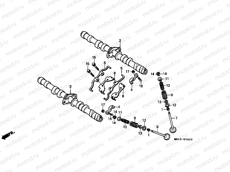 E-4 CAMSHAFT / VALVE