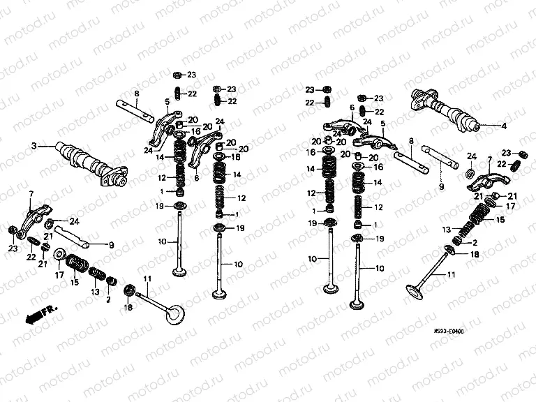 E-4 CAMSHAFT / VALVE