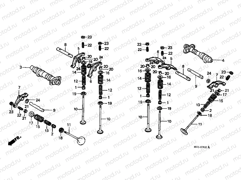 E-4 CAMSHAFT / VALVE