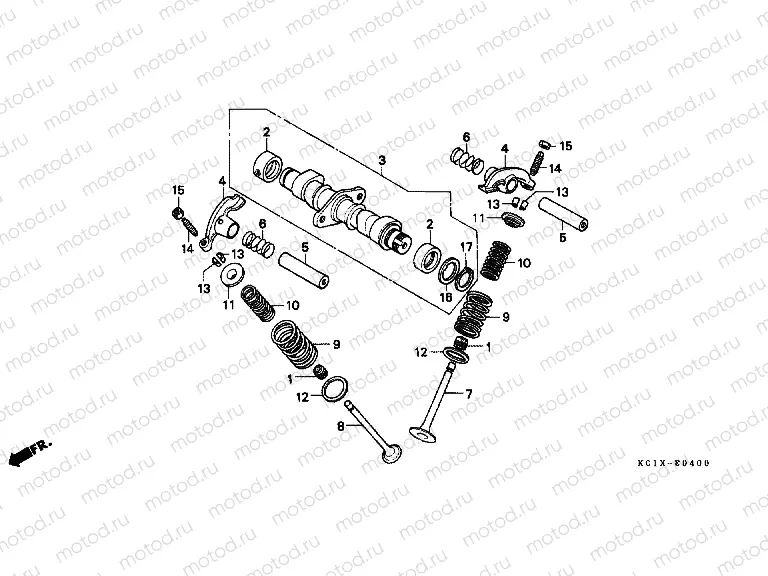 E-4 CAMSHAFT / VALVE