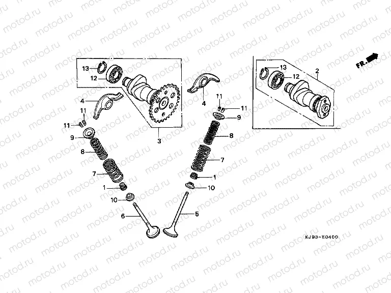 E-4 CAMSHAFT / VALVE