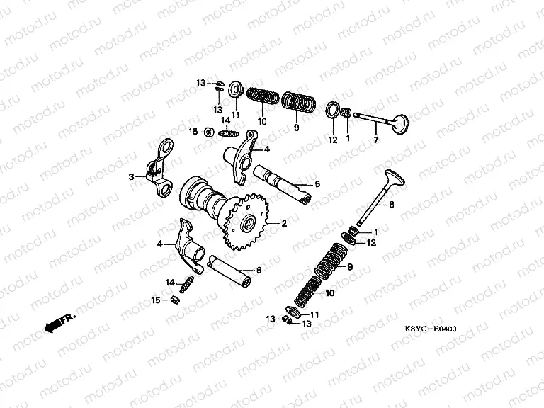 E-4 CAMSHAFT / VALVE