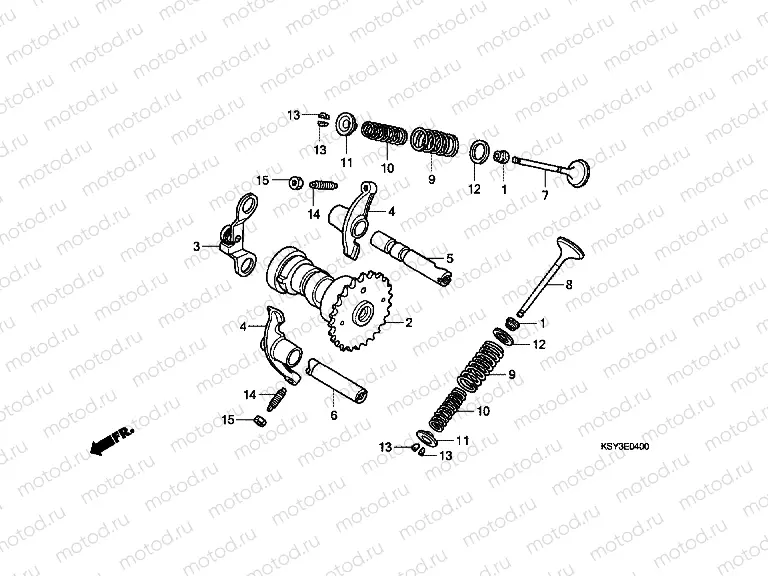 E-4 CAMSHAFT / VALVE