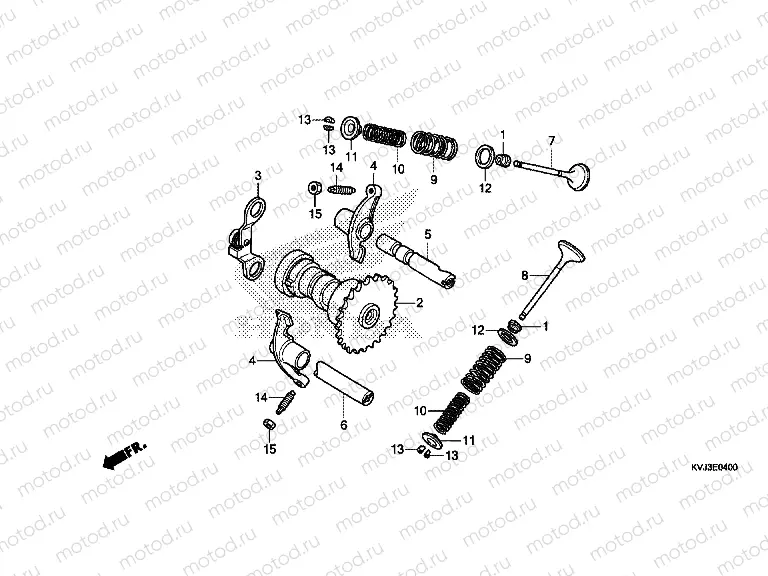 E-4 CAMSHAFT / VALVE
