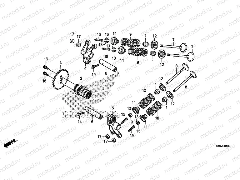 E-4 CAMSHAFT / VALVE