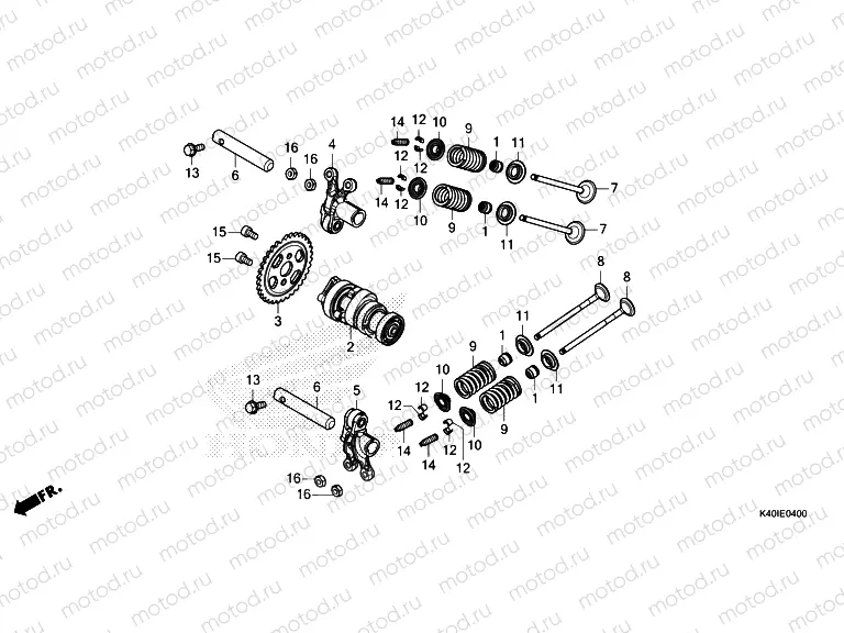 E-4 CAMSHAFT & VALVE