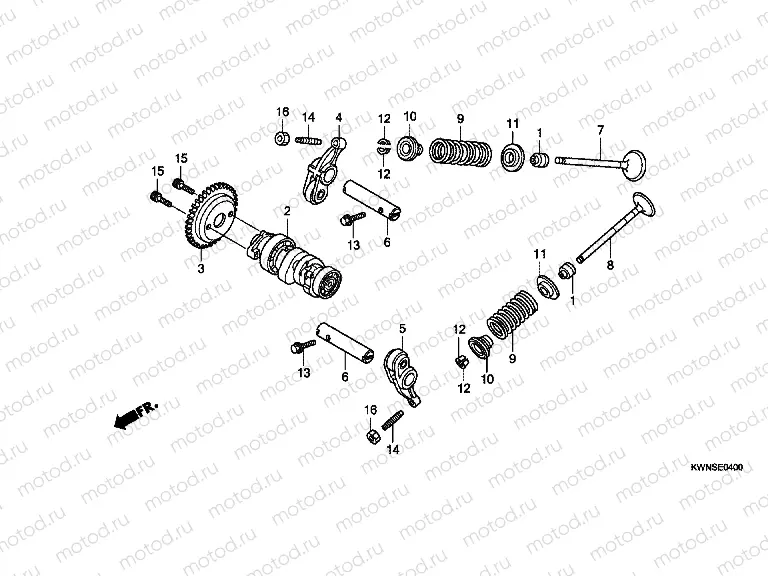 E-4 CAMSHAFT / VALVE