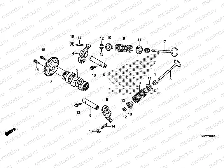 E-4 CAMSHAFT / VALVE