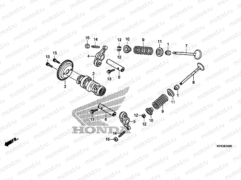 E-4 CAMSHAFT / VALVE