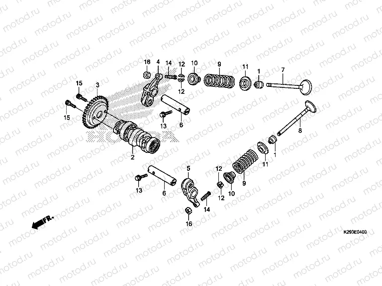 E-4 CAMSHAFT / VALVE