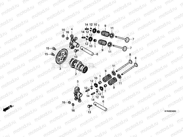 E-4 CAMSHAFT & VALVE