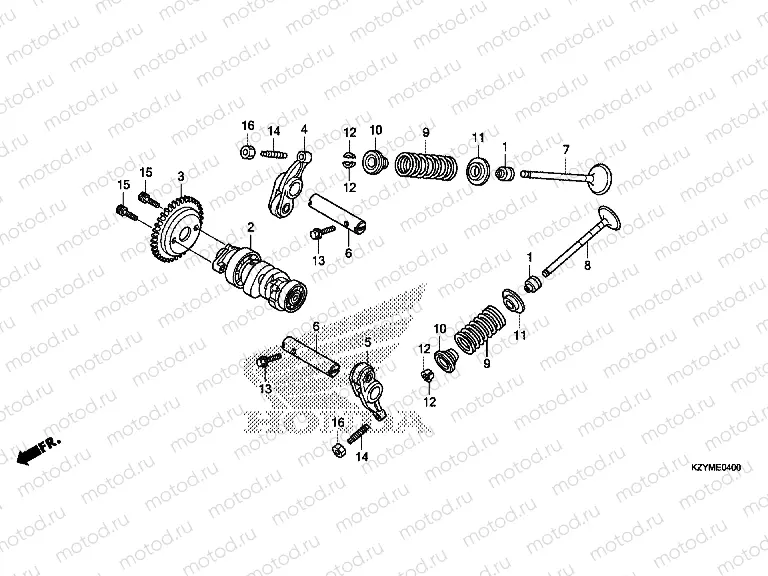 E-4 CAMSHAFT / VALVE
