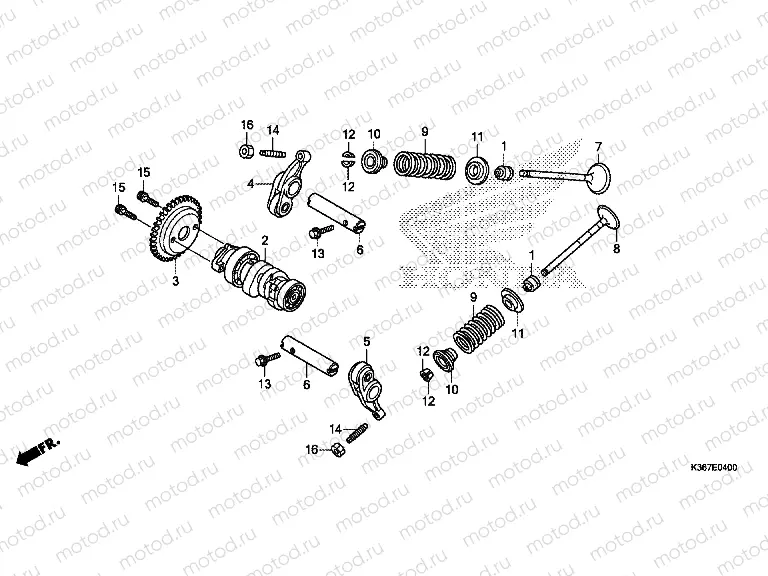E-4 CAMSHAFT / VALVE