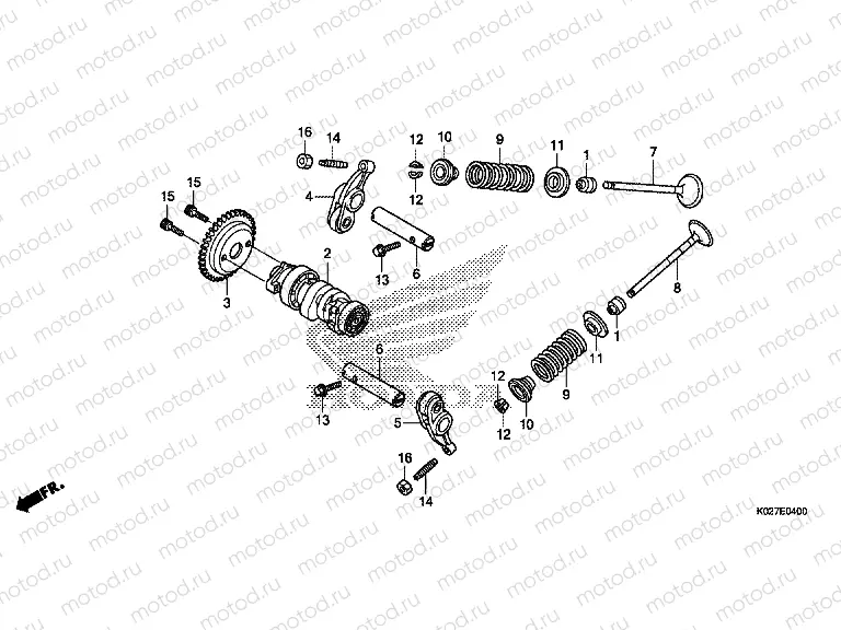 E-4 CAMSHAFT / VALVE