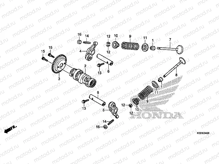E-4 CAMSHAFT / VALVE