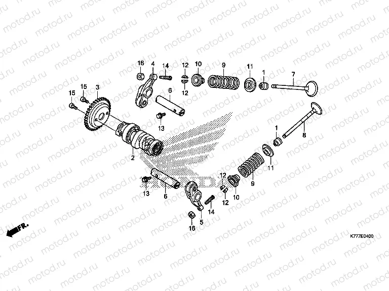 E-4 CAMSHAFT / VALVE