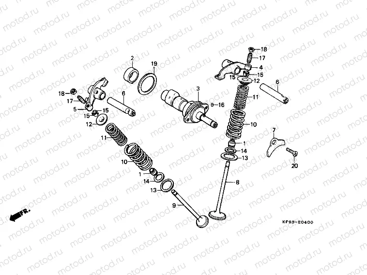 E-4 CAMSHAFT / VALVE
