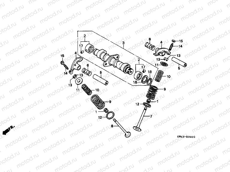 E-4 CAMSHAFT / VALVE