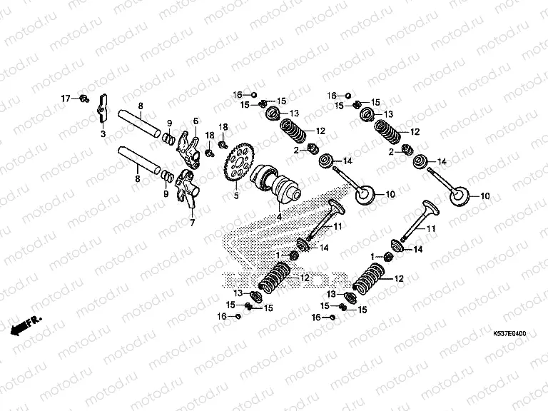 E-4 CAMSHAFT / VALVE