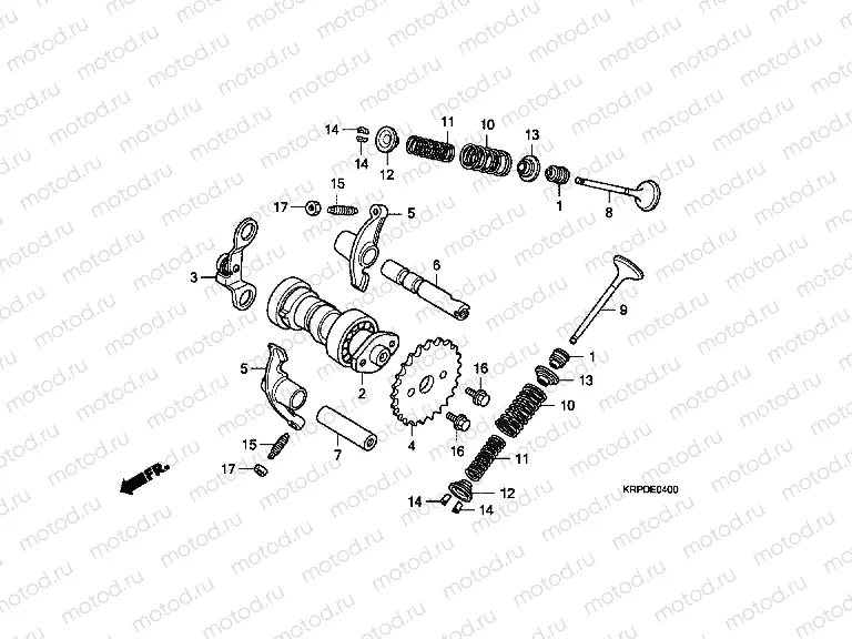 E-4 CAMSHAFT / VALVE