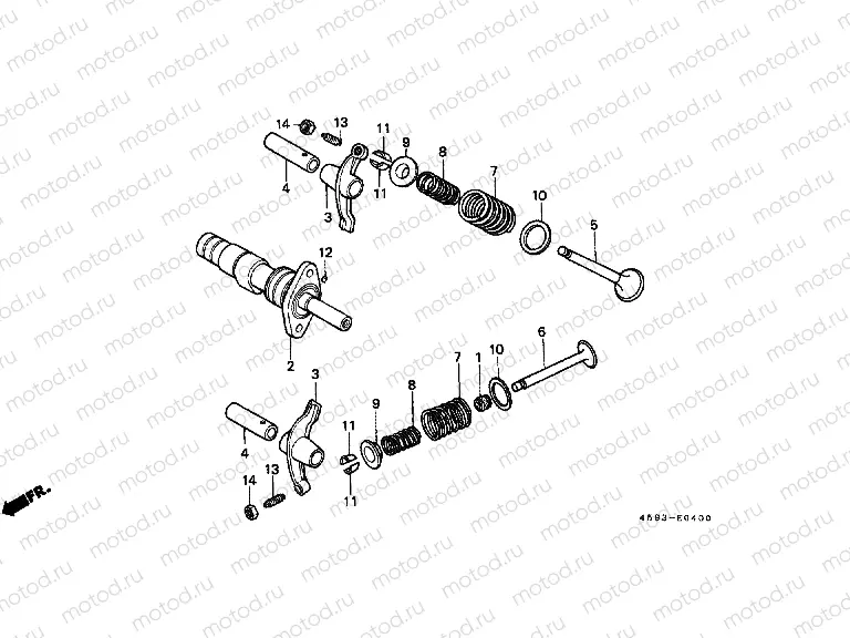 E-4 CAMSHAFT / VALVE