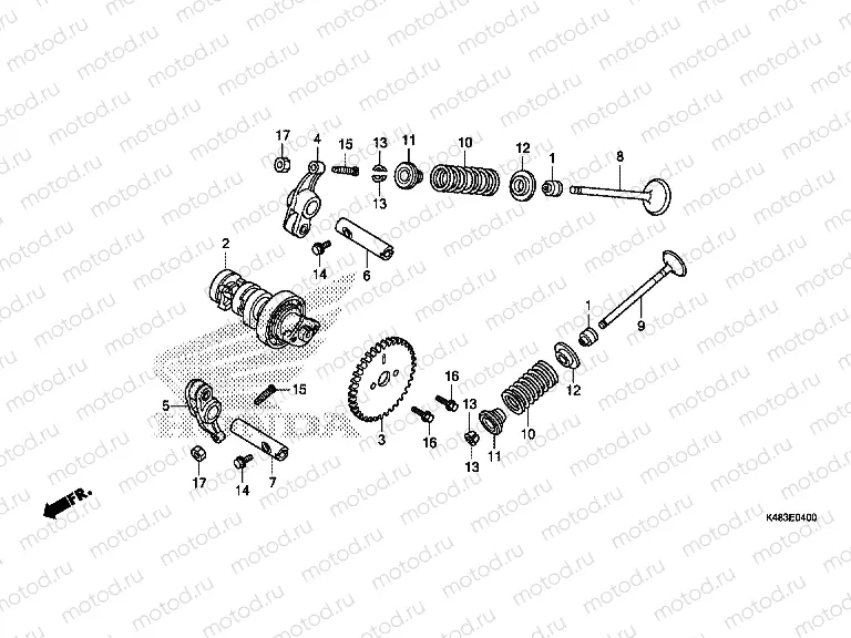 E-4 CAMSHAFT / VALVE