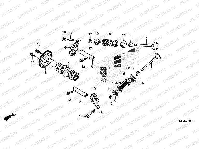 E-4 CAMSHAFT/VALVE