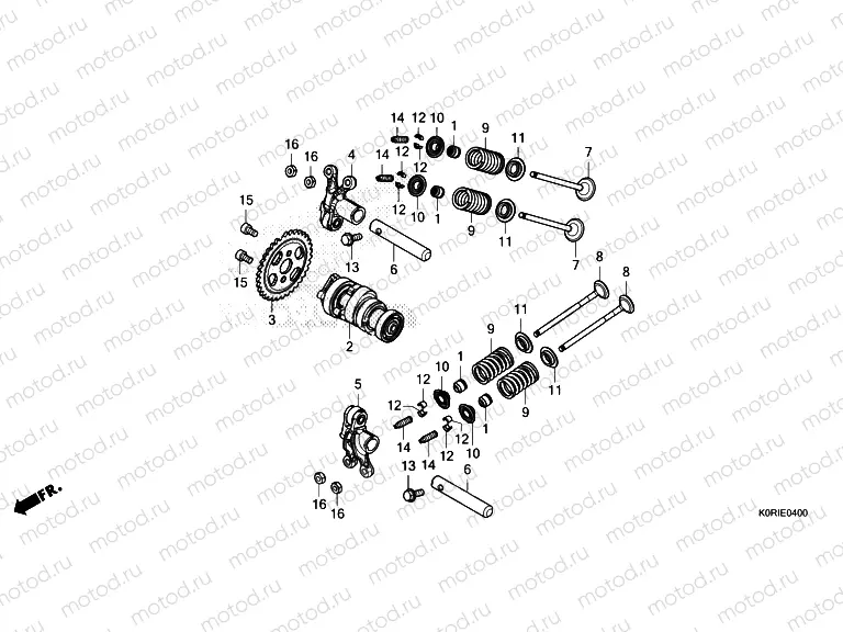 E-4 CAMSHAFT/VALVE