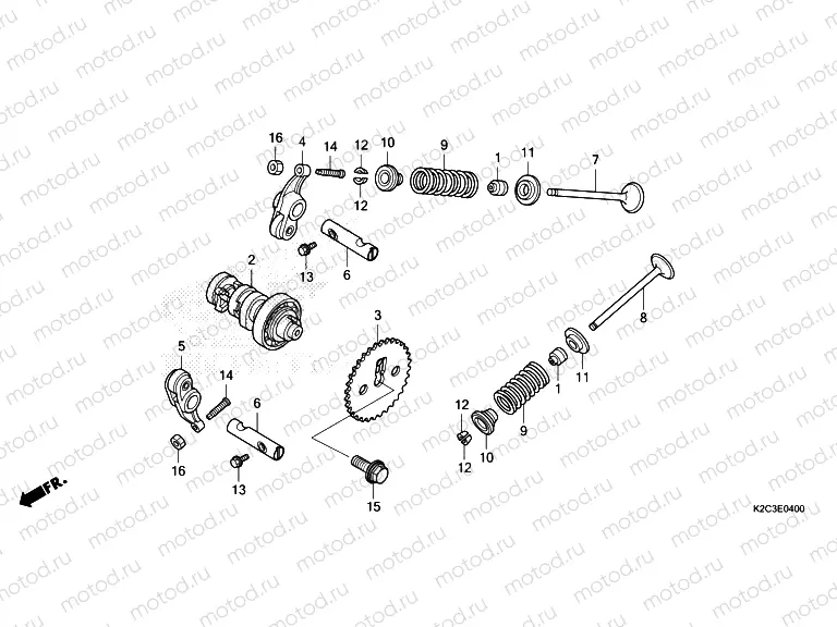 E-4 CAMSHAFT/VALVE