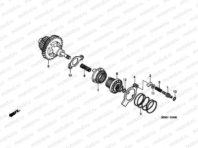 E-4 CRANKSHAFT