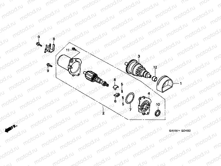 E-4 STARTER ENGINE
