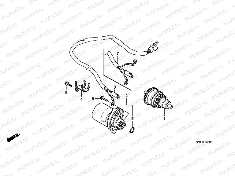 E-4 STARTER ENGINE