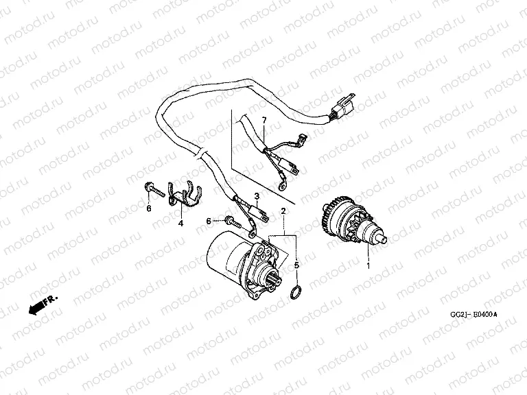 E-4 STARTER ENGINE