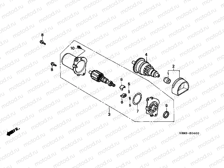 E-4 STARTER ENGINE