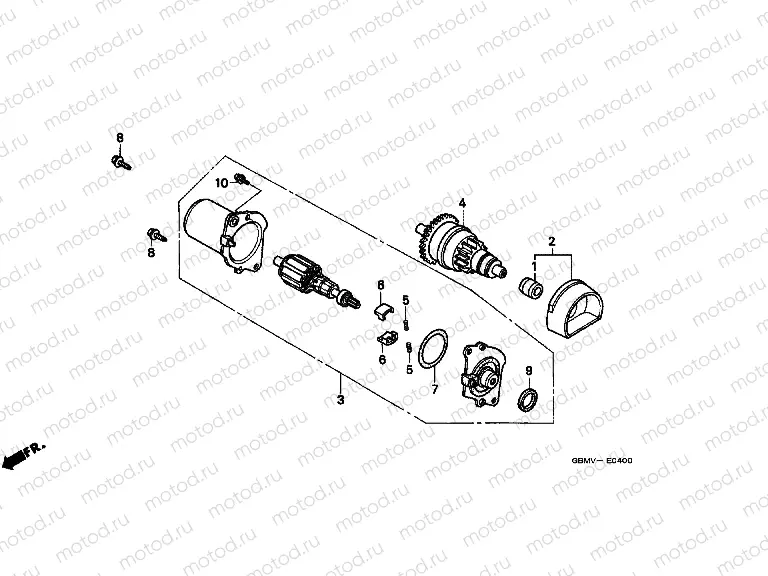 E-4 STARTER ENGINE