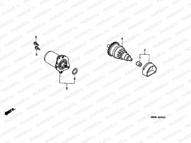 E-4 STARTER ENGINE