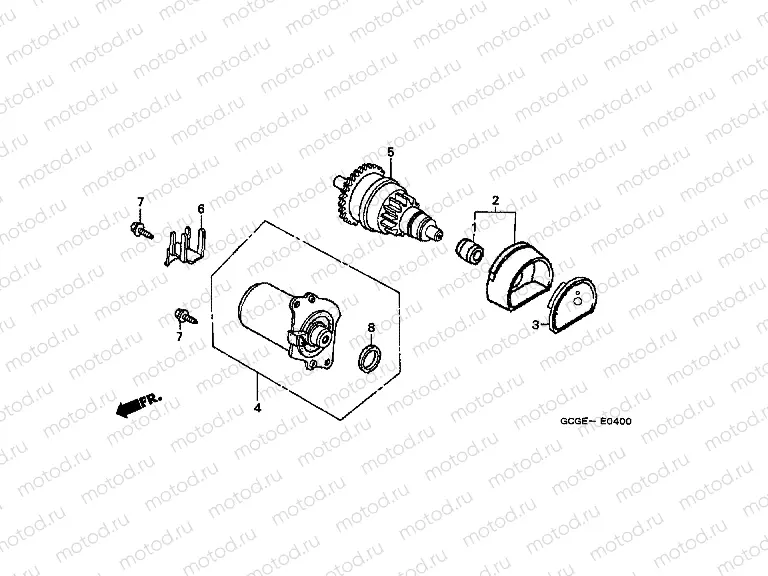 E-4 STARTER ENGINE