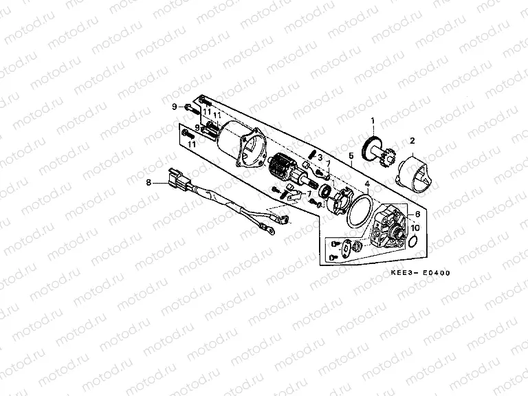 E-4 STARTER ENGINE